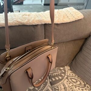 Nine West Beige Satchel Bag